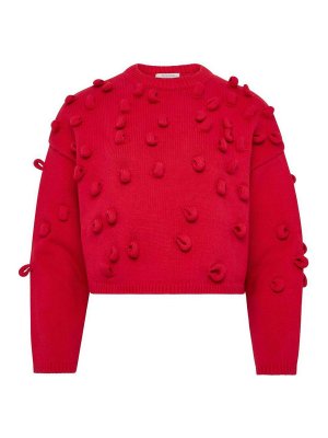 J.W. ANDERSON: Pull col rond - Pull Col Rond - Rouge