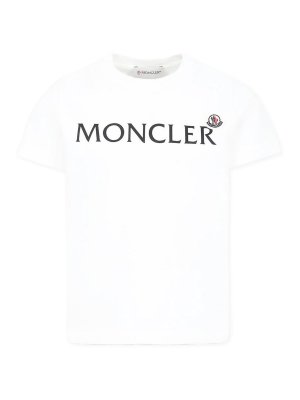 MONCLER JR: Camisetas - Camiseta - Blanco