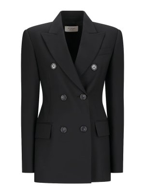 SPORTMAX: blazers - Adamo Double-Breasted Wool Blazer