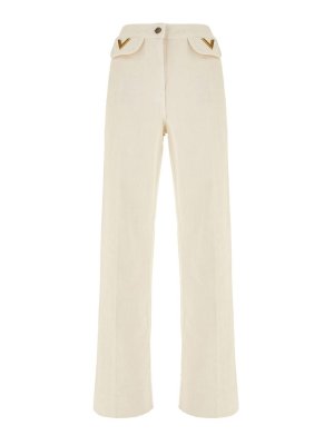 VALENTINO GARAVANI: straight leg jeans - Denim Jeans