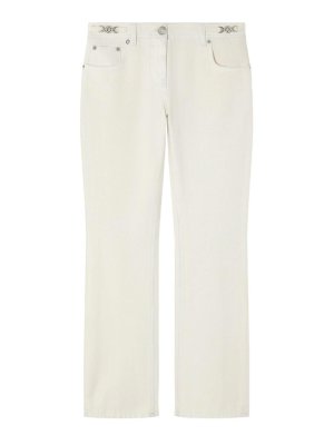 VERSACE: straight leg jeans - Cotton Jeans