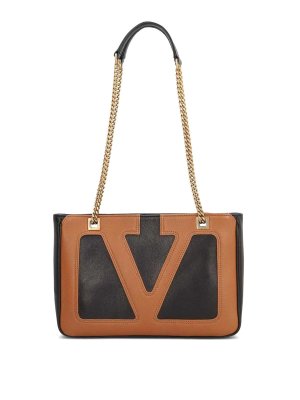 VALENTINO GARAVANI: shoulder bags - Viva Superstar Leather Shoulder Bag