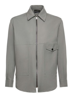 GIULIANO GALIANO: shirts - Keira Zip-Up Shirt
