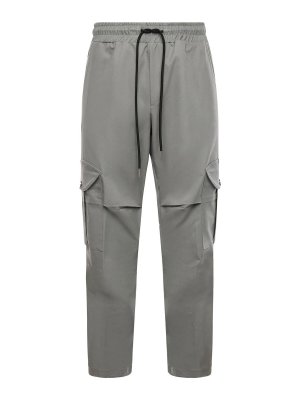 GIULIANO GALIANO: カジュアルトラウザー - カジュアルパンツ - グレー