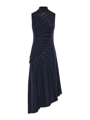 Alaïa: ニーレングスドレス - 膝丈ドレス - ブルー