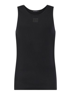 DOLCE & GABBANA: Tops und Tank Tops - Top - Schwarz