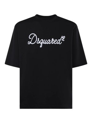 DSQUARED2: t-shirts - Jersey T-Shirt With Logo