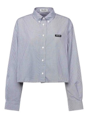 MIU MIU: shirts - Poplin Shirt