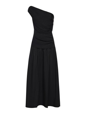 Self Portrait: Knielange Kleider - Knielanges Kleid - Schwarz