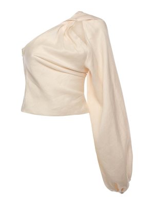 Self Portrait: Tops & Tank tops - Draped Sleeve Top