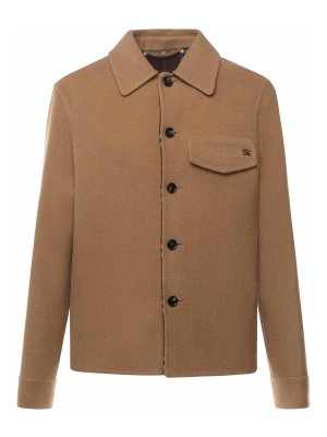 BURBERRY: shirts - Double-Faced Wool Shirt