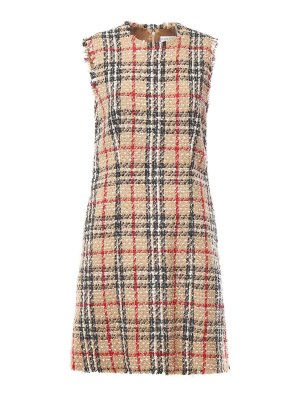 BURBERRY: ショートドレス - ショートドレス - ベージュ