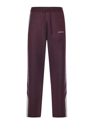CASABLANCA: casual trousers - Wool Trousers With Logo