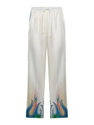 CASABLANCA: casual trousers - Silk Trousers