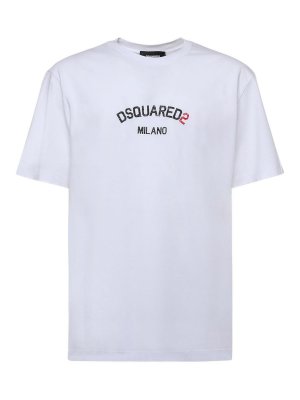 DSQUARED2: t-shirts - Cotton T-Shirt With Logo