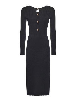 MARCIANO: knee length dresses - Ribbed Knit Midi Dress