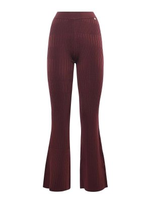 MARCIANO: flared jeans - Ribbed Knit Palazzo Pants
