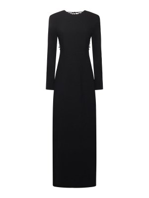 ROTATE Birger Christensen: Robe longueur genou - Robe Au Genou - Noir