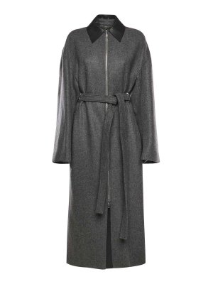 SPORTMAX: ニーレングスコート - 膝丈コート - グレー