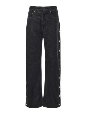 SPORTMAX: Jeans Rectos - Vaqueros Rectos - Negro
