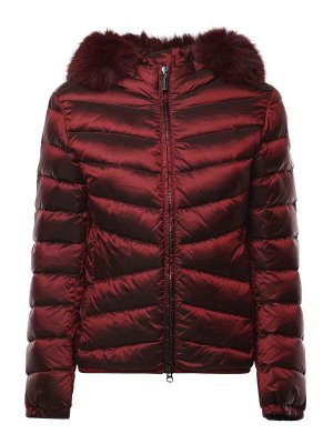 Colmar Originals: padded jackets - Quilted Down Jacket With Faux Fur
