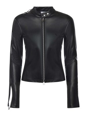 Courreges: Casualjacken - Casualjacke - Schwarz