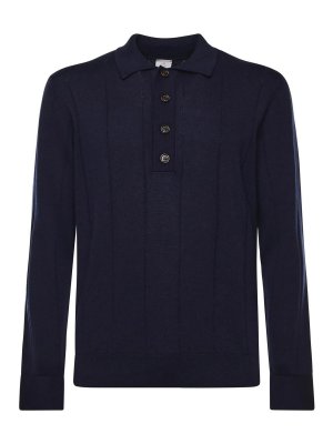 ELEVENTY: polo shirts - Cotton And Cashmere Polo Shirt