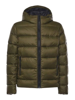 FAY: giacche imbottite - Piumino Double Front In Popeline Calandrato