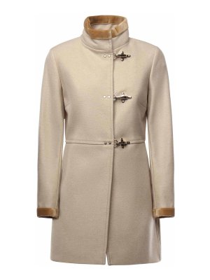 FAY: Abrigos semilargos - Abrigo Midi - Blanco