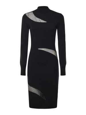GENNY: Robe longueur genou - Robe Au Genou - Noir