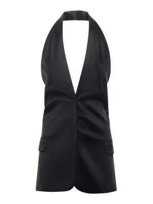 GENNY: Tops & Tank tops - Satin Wrap Top