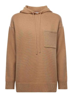 Max Mara: Sudaderas y suéteres - Sudadera - Marrón