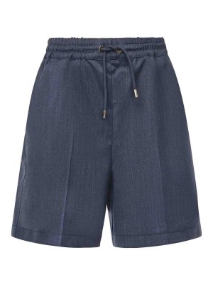Pinko: Trousers Shorts - Wool Shorts