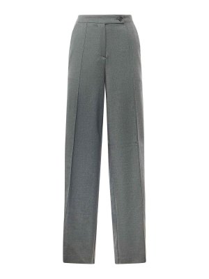 Pinko: Pantalons casual - Pantalons Décontractés - Vert Foncé