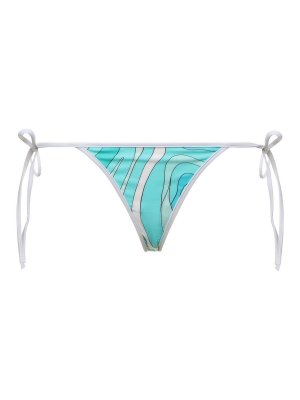 EMILIO PUCCI: bikini - Slip bikini con stampa marmorizzata