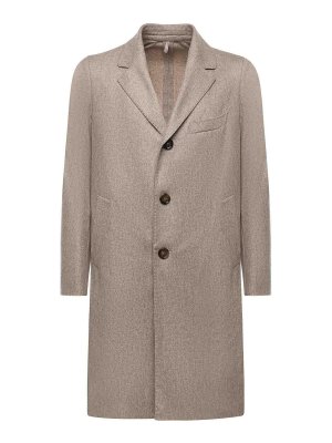 SANTANIELLO: cappotti al ginocchio - Cappotto monopetto in misto lana