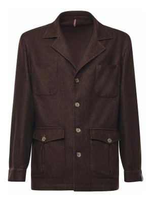 SANTANIELLO: camicie - Giacca-camicia in lana