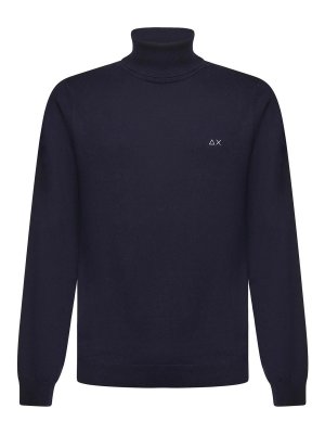 SUN 68: Turtlenecks & Polo necks - Cotton And Wool Turtleneck Sweater