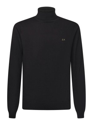 SUN 68: Turtlenecks & Polo necks - Cotton And Wool Turtleneck Sweater