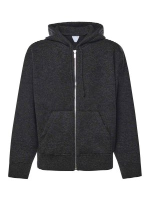 BOTTEGA VENETA: Sudaderas y suéteres - Sudadera - Gris