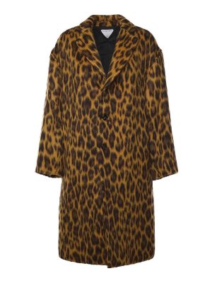 BOTTEGA VENETA: Abrigos semilargos - Abrigo Midi - Negro