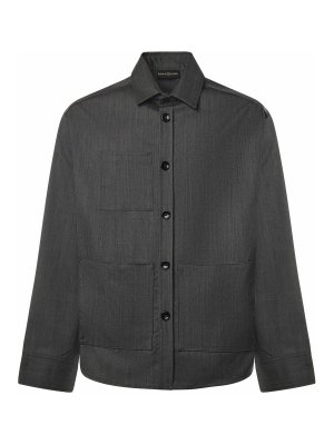 GIULIANO GALIANO: shirts - Tobhias Wool Shirt