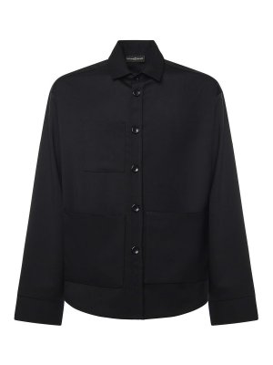 GIULIANO GALIANO: shirts - Tobhias Wool Shirt