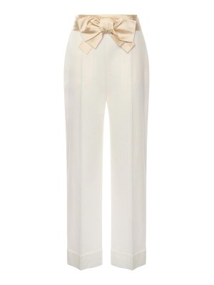 VALENTINO GARAVANI: Pantalons casual - Pantalons Décontractés - Blanc