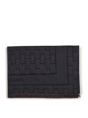 SALVATORE FERRAGAMO: スカーフ - スカーフ - ブルー