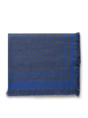 SALVATORE FERRAGAMO: スカーフ - スカーフ - ブルー