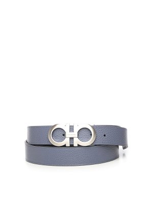 SALVATORE FERRAGAMO: Gürtel - Gürtel - Grau