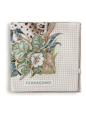 SALVATORE FERRAGAMO: scarves - Printed Silk Scarf