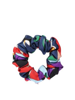 EMILIO PUCCI: accessori per capelli - Elastico per capelli con stampa fontana