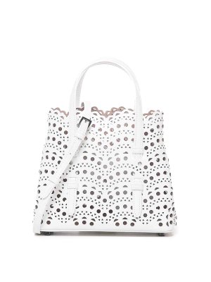 Alaïa: cross body bags - Mina 20 Calfskin Bag